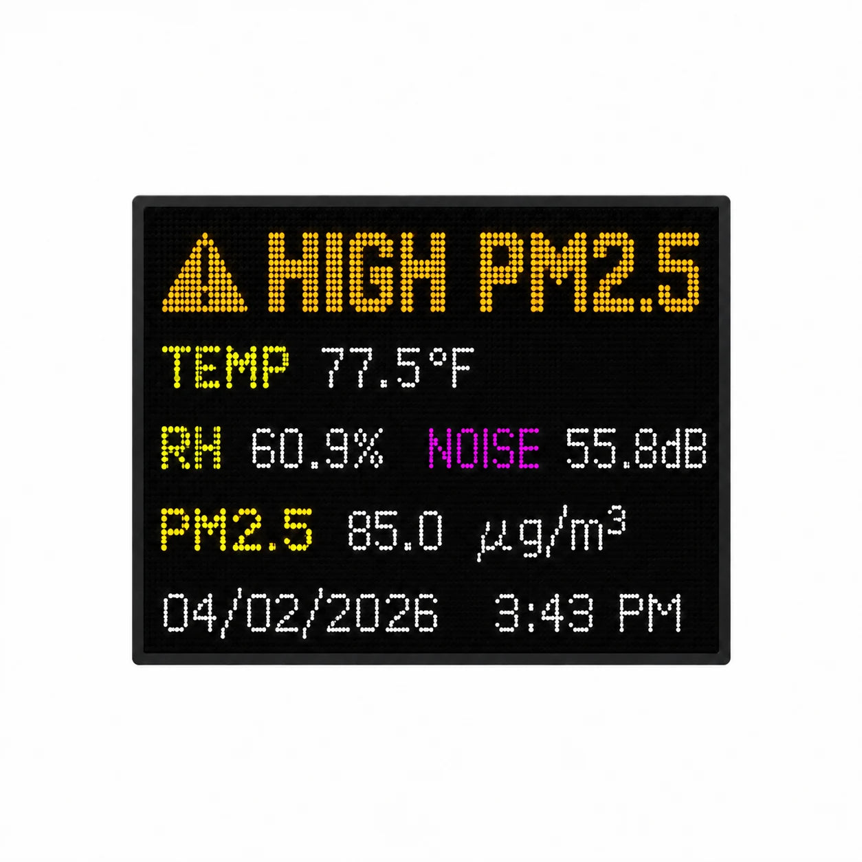Programmable LED Message & Data Display